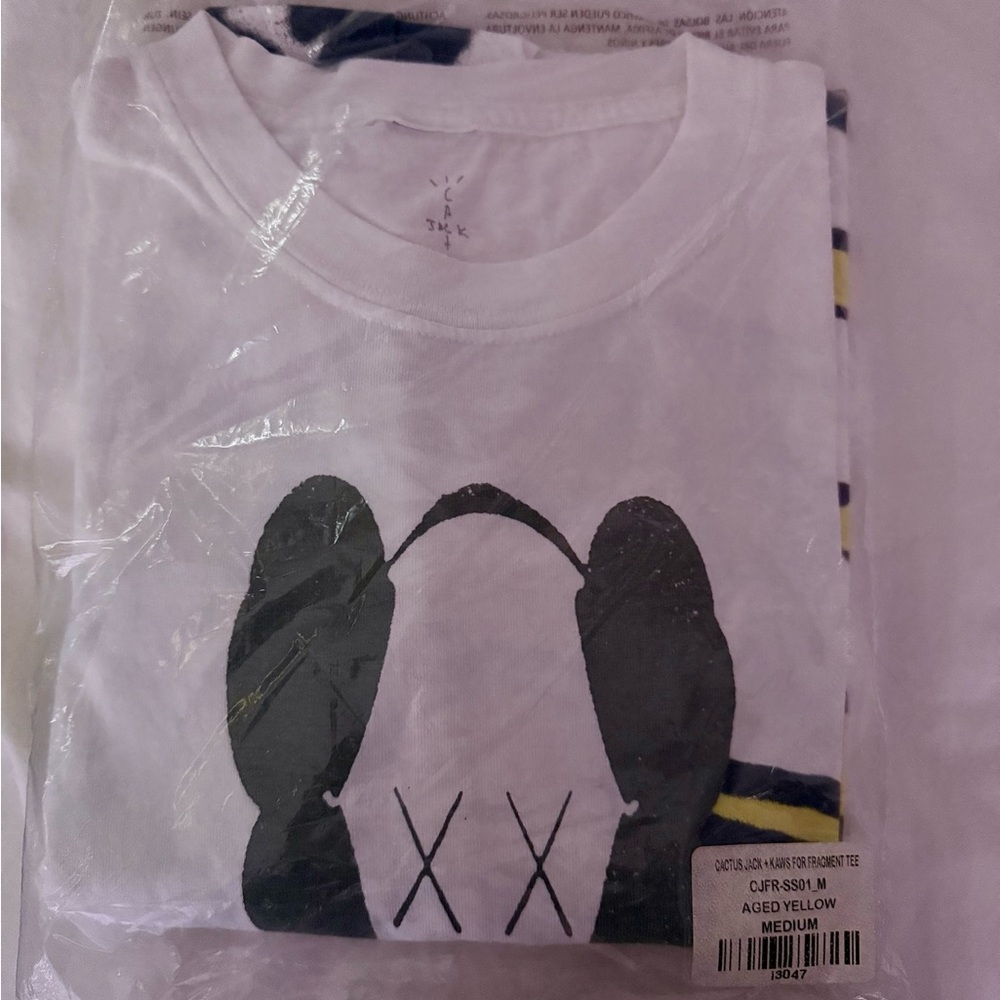 Travis Scott Cactus Jack x Kaws For Fragment Tee